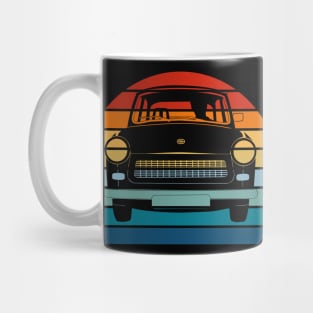 Vintage Sunset Classic Car Retro Design Mug